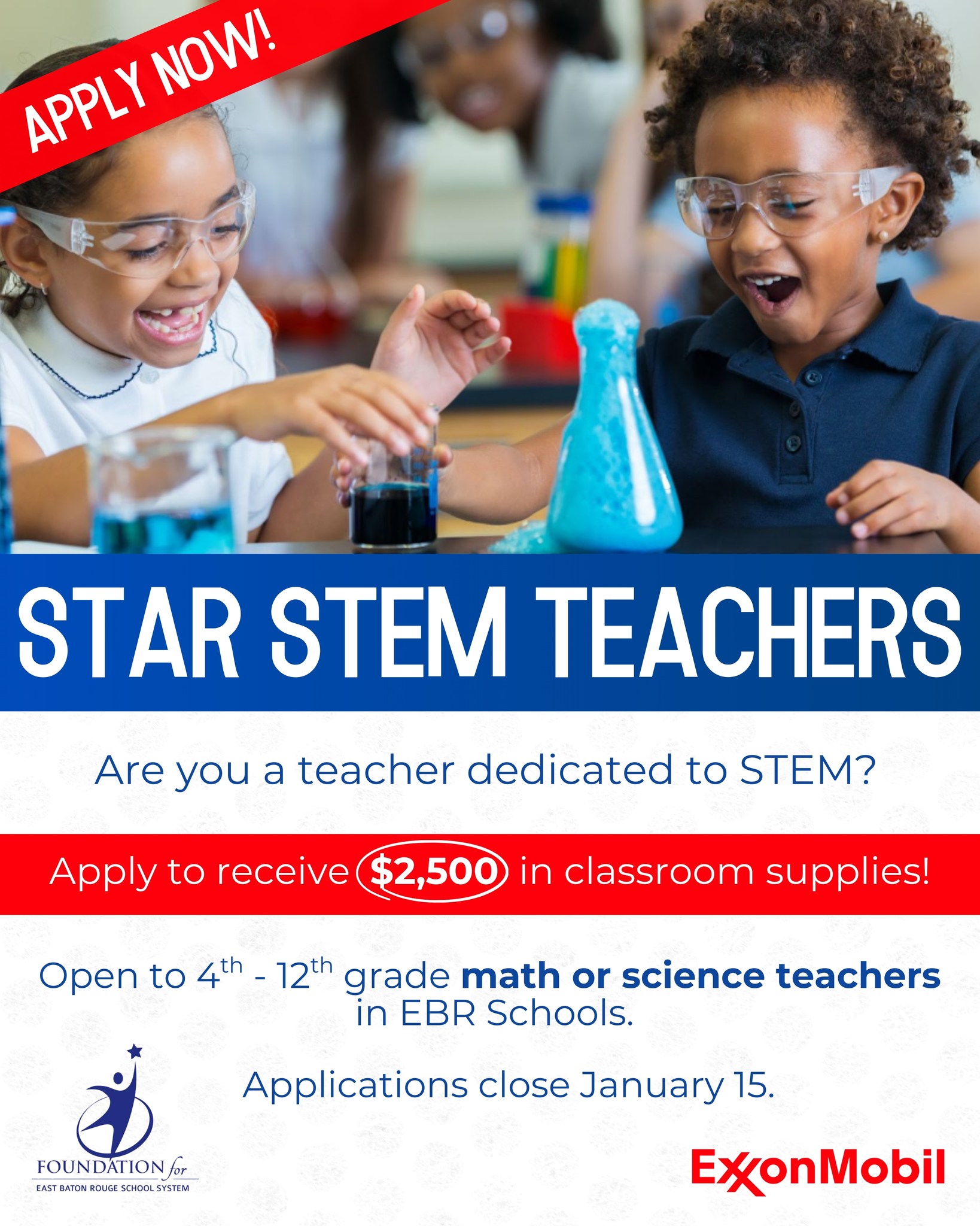 Foundation - Are you an EBR Schools STEM teacher? This opportunity is ...