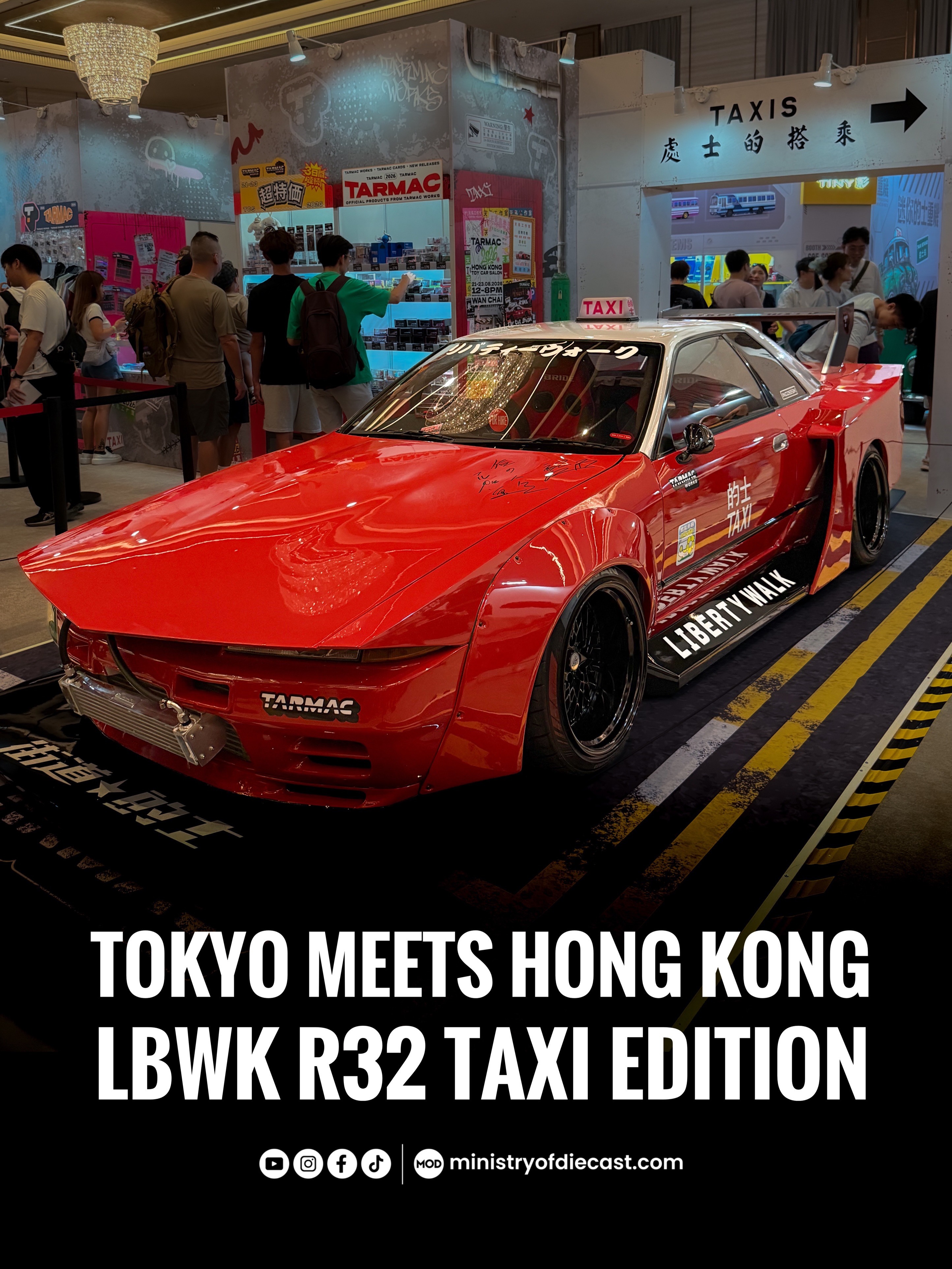 NOT YOUR ORDINARY HONG KONG TAXI! Tarmac Works went crazy with