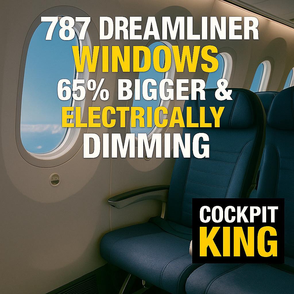 The Boeing 787 doesn't have window shades — because the windows