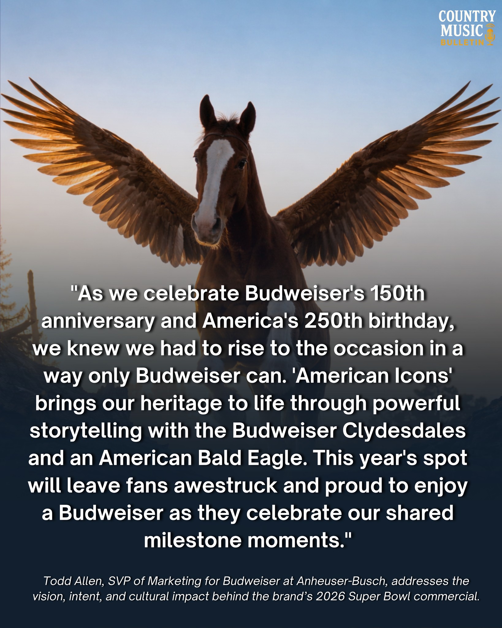 A Budweiser executive explained... - Country Music Bulletin | Facebook