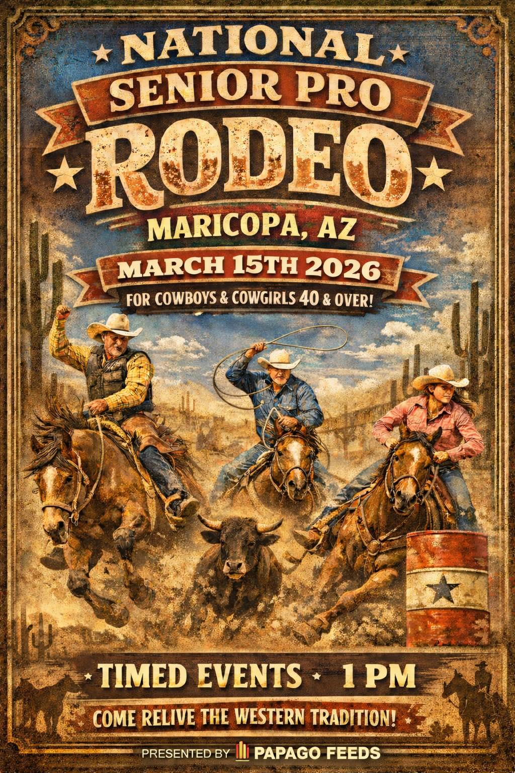 National Senior Pro Rodeo Association | Wickenburg AZ