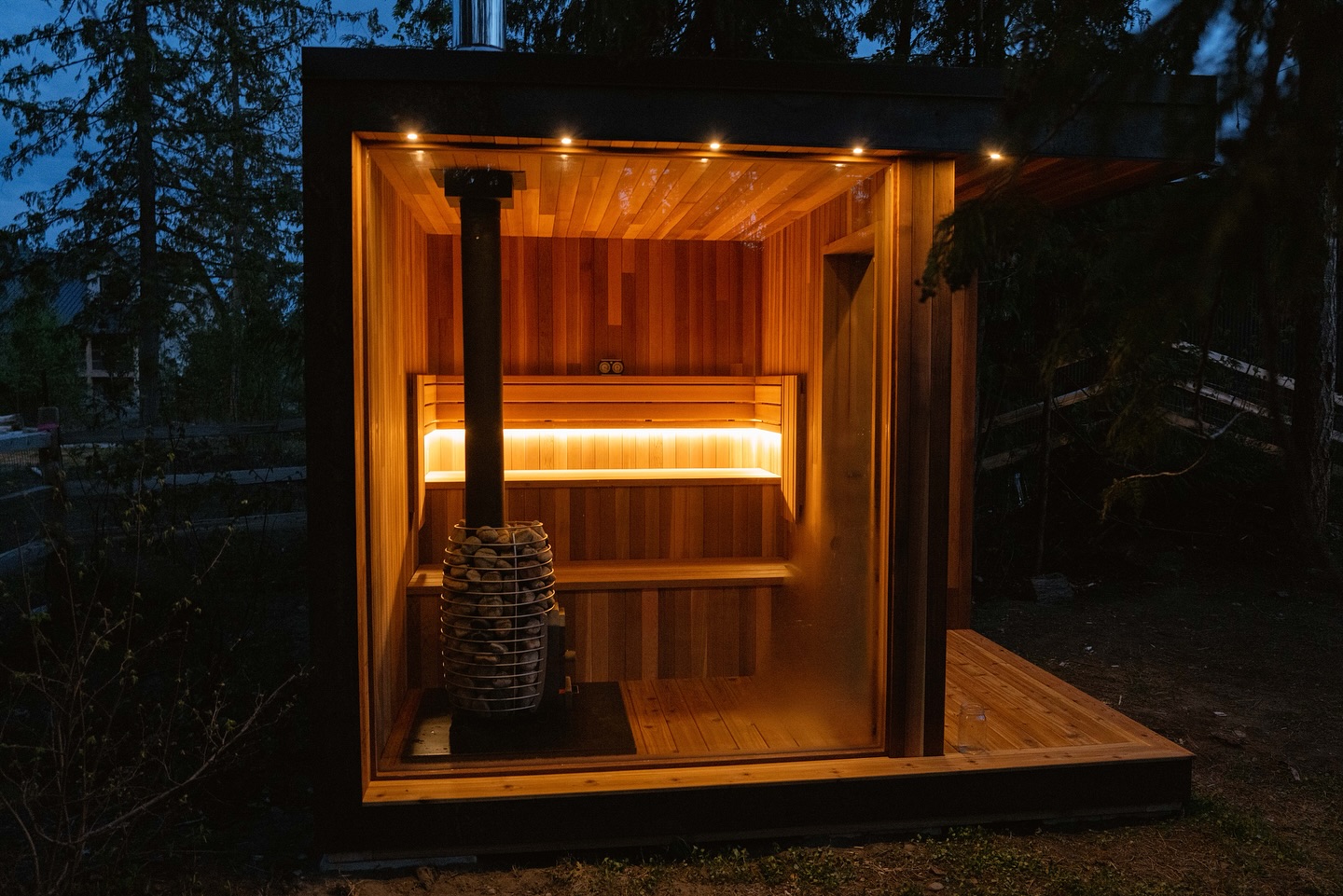 Brian - Evening Vibes in Revelstoke, BC #Sauna #LuxurySauna #SaunaBuild ...