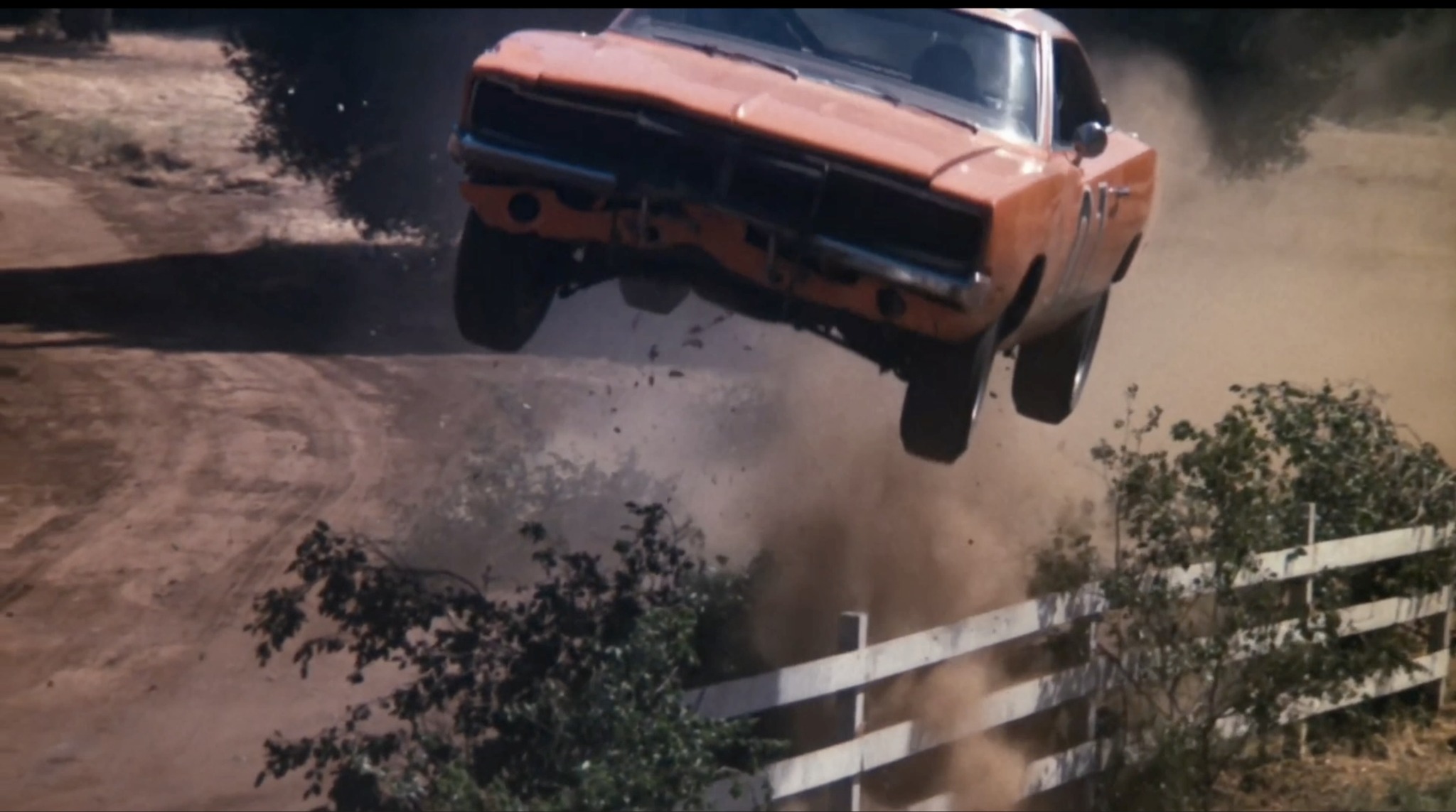 Dukes - This jump was meant to be a roll over but the stunt driver hit ...