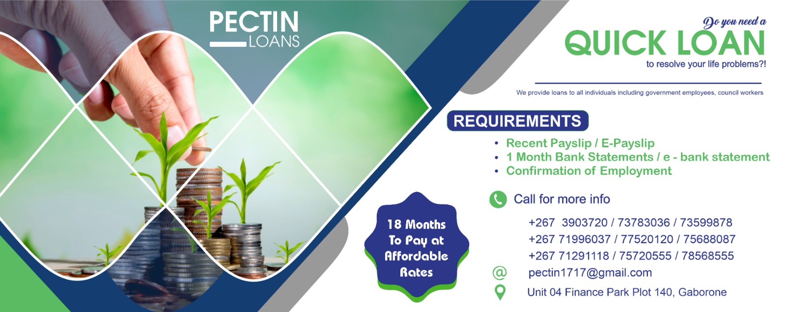 Pectin Financial Services | Gaborone