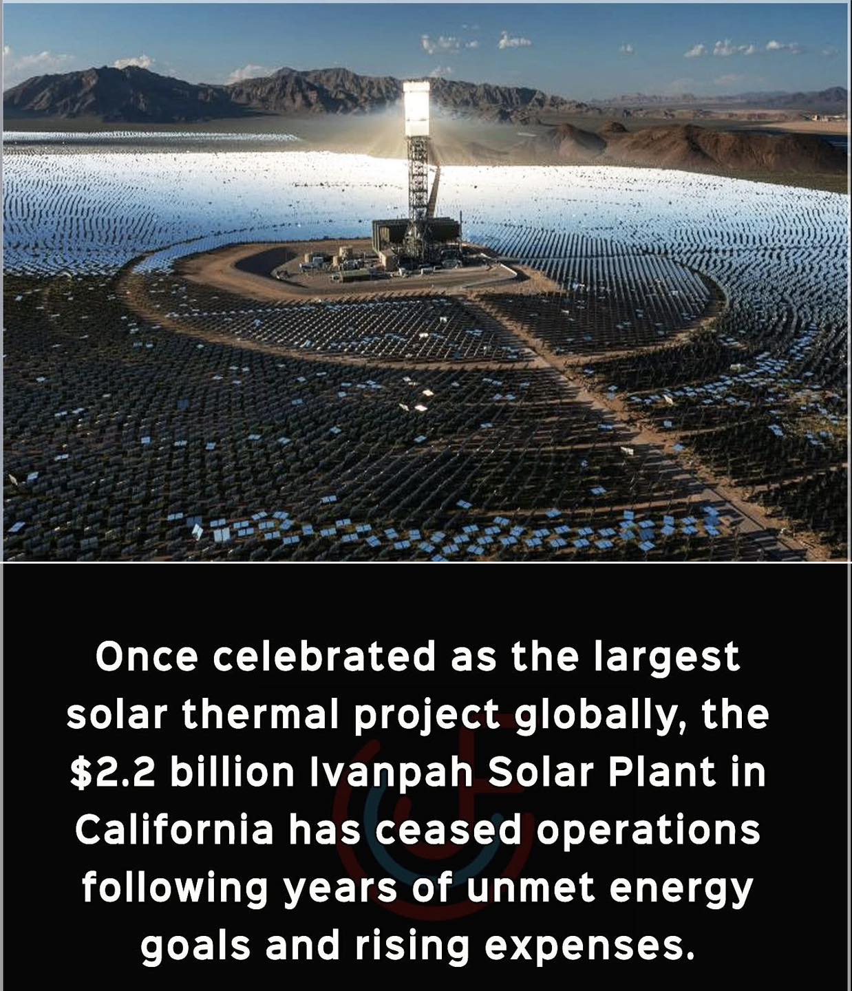 Factify - The $2.2 billion Ivanpah Solar Plant, once the world's ...