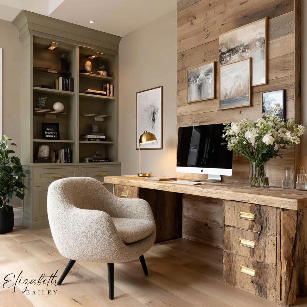 Elizabeth - Where productivity meets farmhouse charm 🪑🌿 # ...