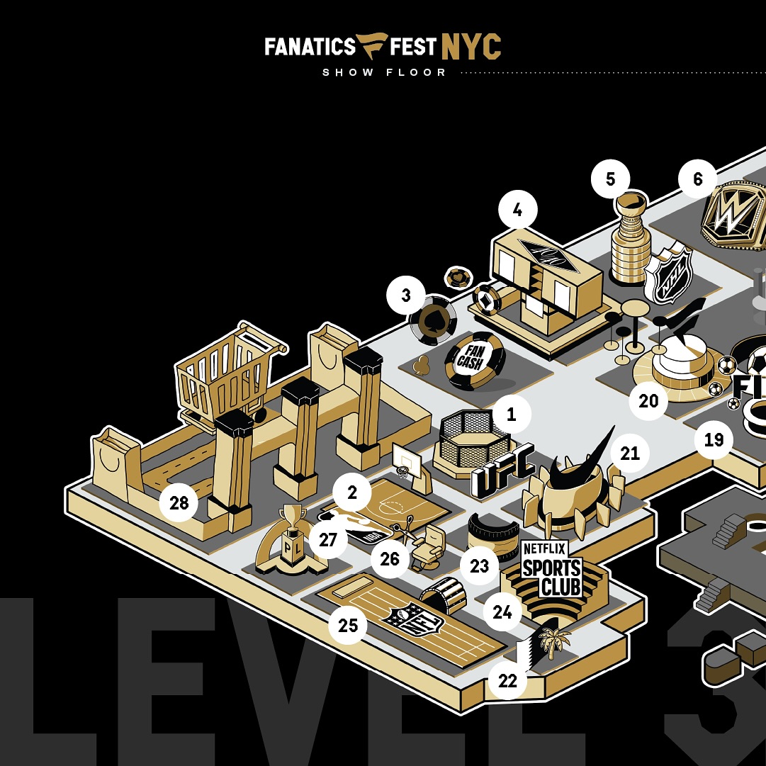 Fanatics Fest - The Fanatics Fest show floor map is live!... | Facebook