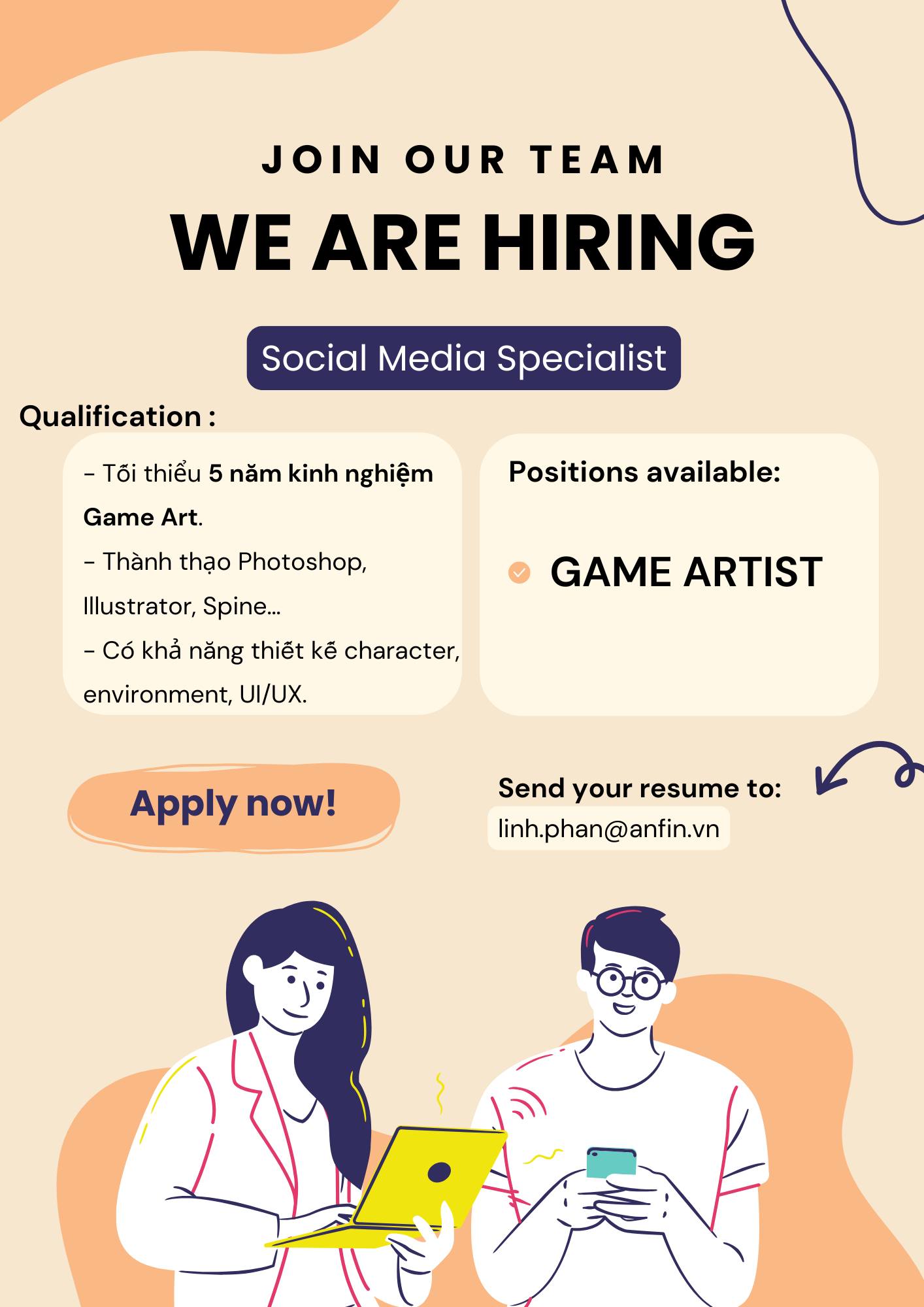 Việc Làm Ngành Game (Cocos/Unity Dev, 2D/3D Artist, Animator, Video ...