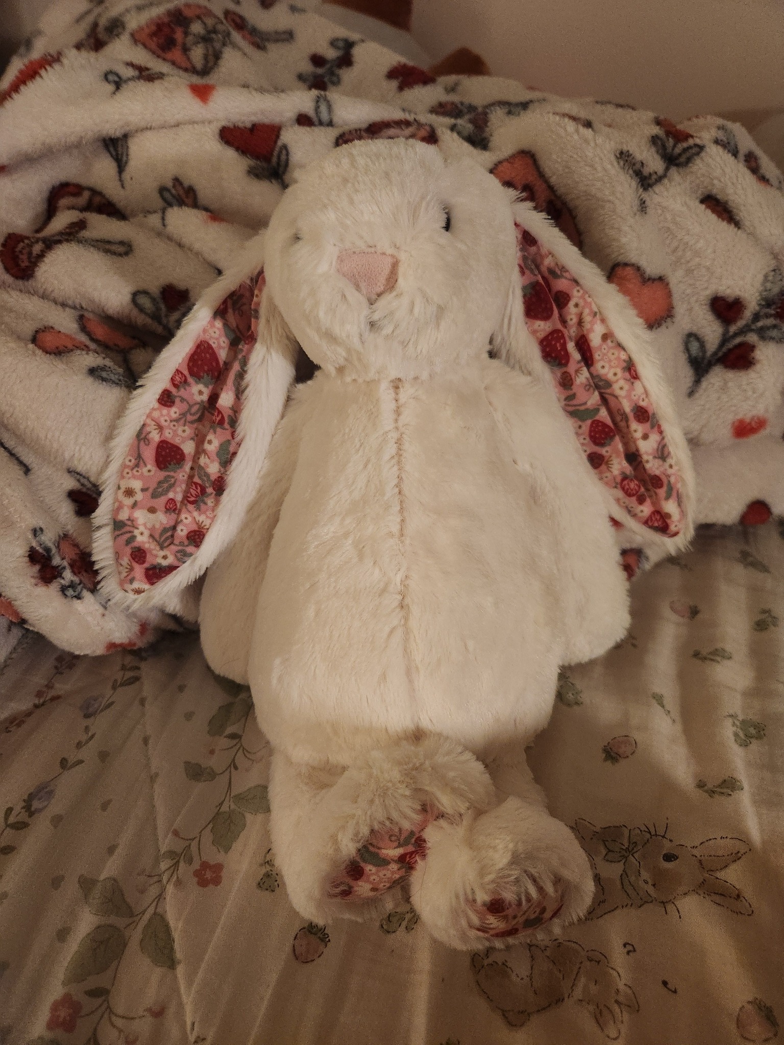 Jellycat Blossom Cream Bunny Berry medium is back in stock, and we