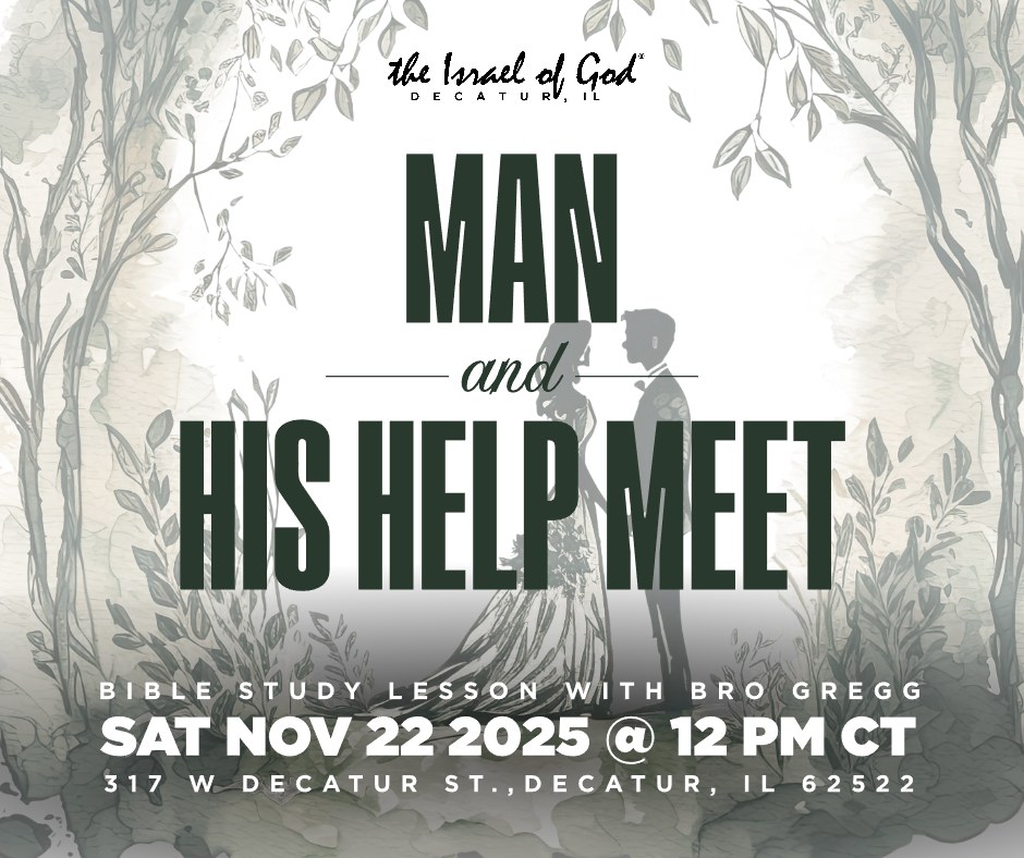 This week, we’re diving... - The Israel of God, Decatur IL | Facebook