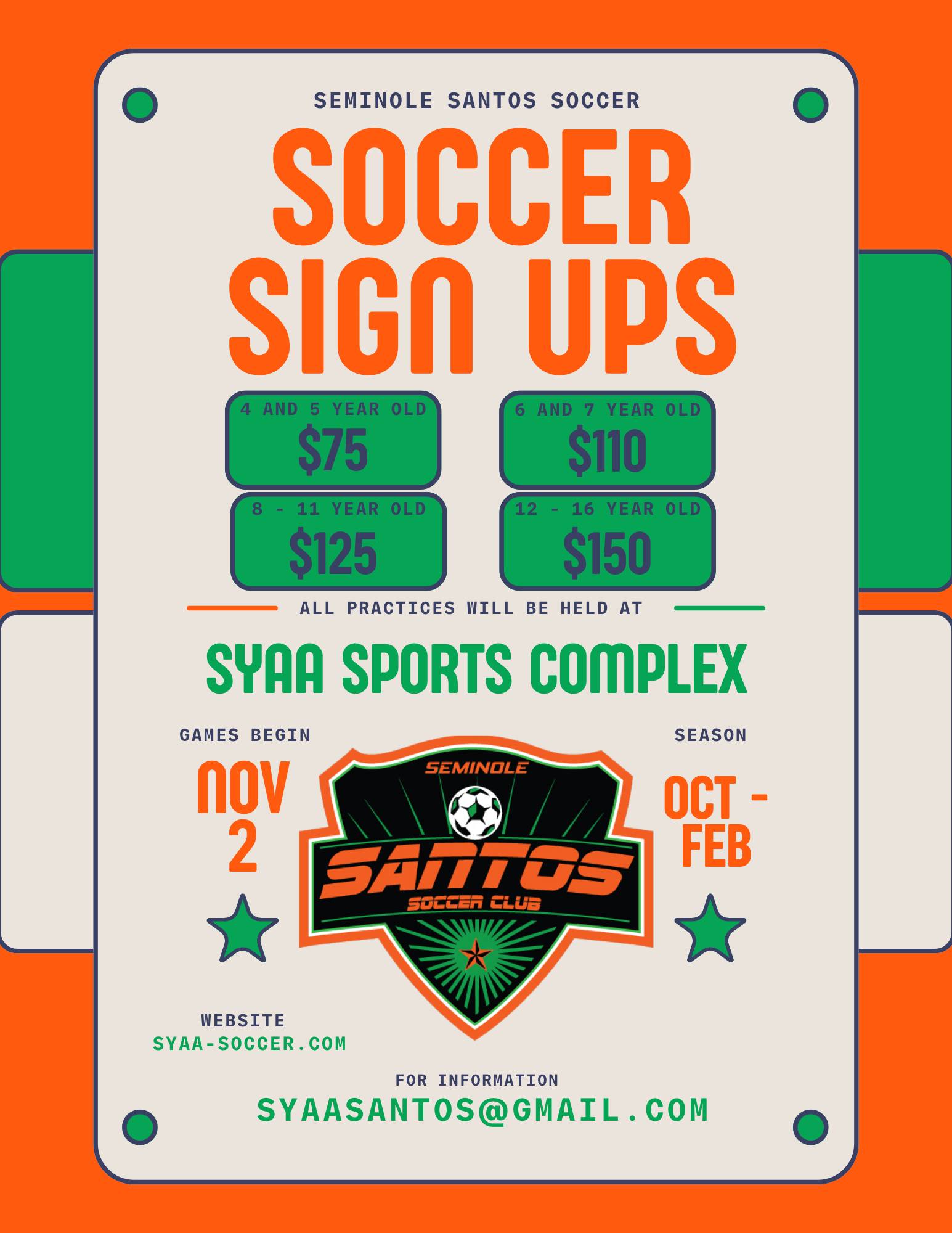 🎉 SYAA Families, Exciting News!... - SYAA Recreational Soccer | Facebook