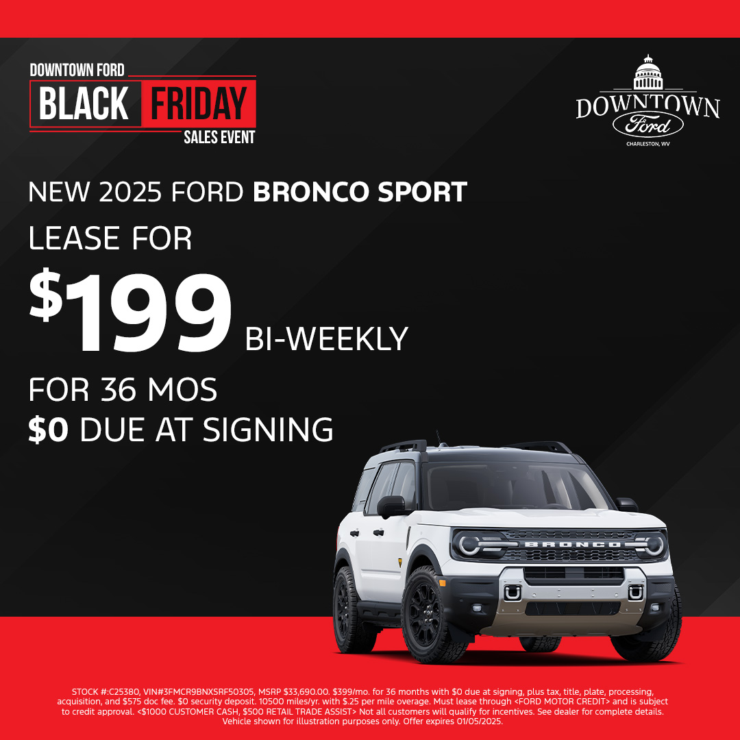Downtown - 🔥 Black Friday Deal at Downtown Ford! 🔥 Lease the all-new ...