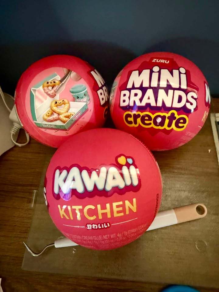 Sneak peek of Mini Brands Create Kawaii Kitchen series