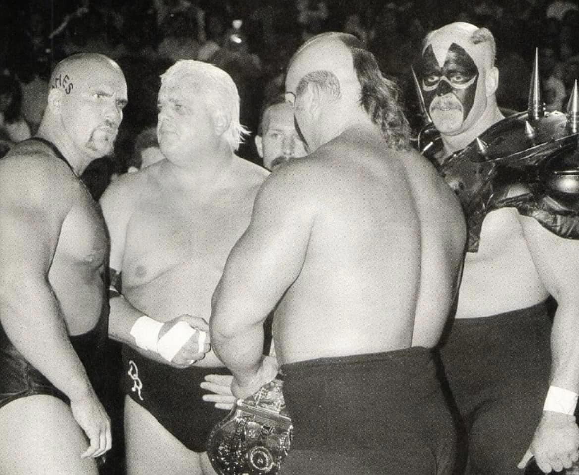 Who wins the match between Road Warriors and Steiner Brothers