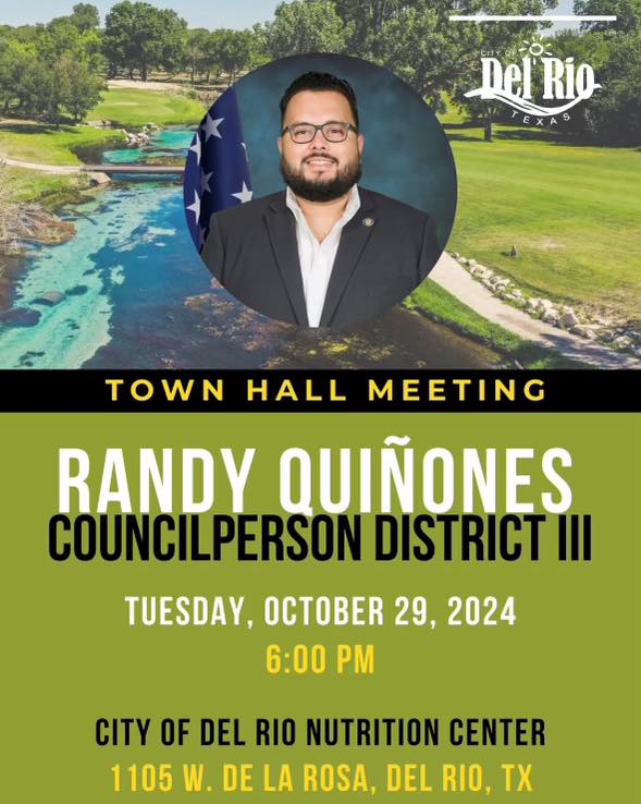 Connect Del Rio - 📢 Join us for a Town Hall Meeting with...