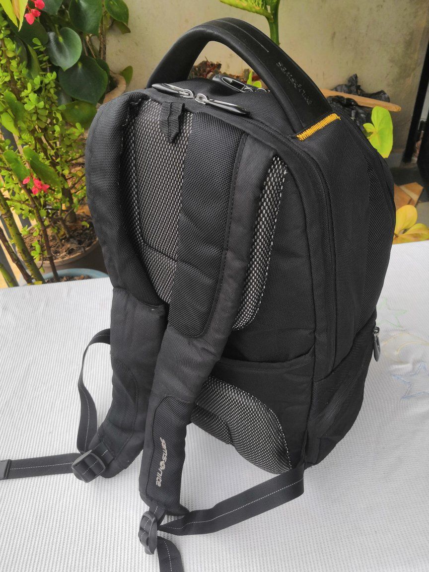 Sac à Dos Ville Cuir Patrick BLANC - Noir, Grainé, Occasion Très Bon état