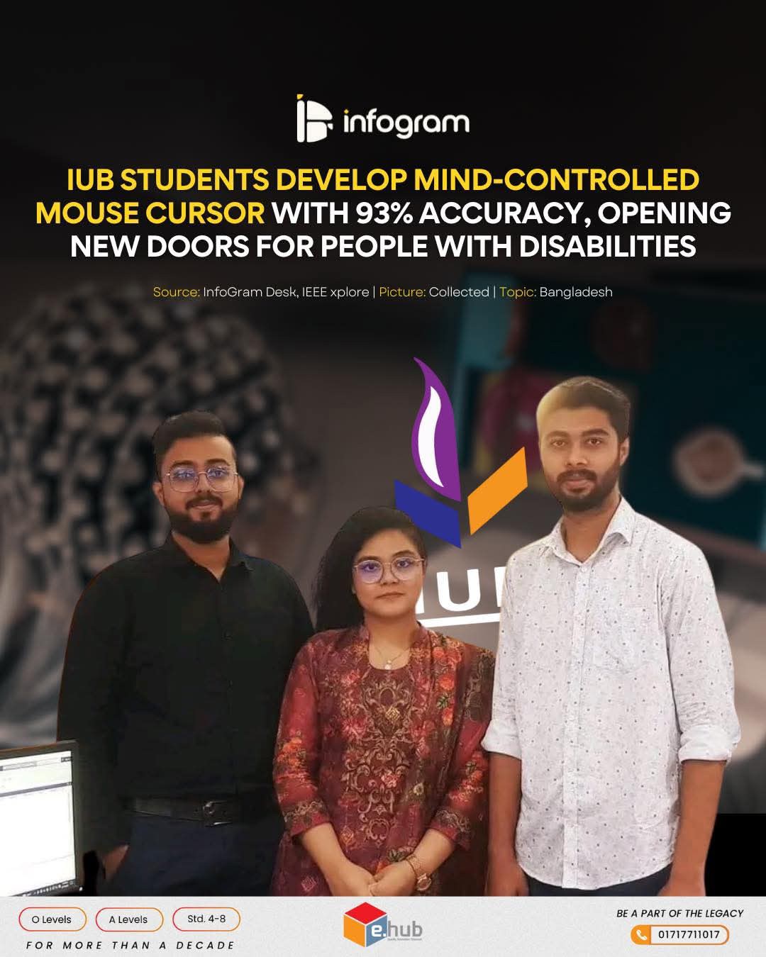 IUB - Congratulations ️ Let's clap for them 🎁🎉 A group of young ...