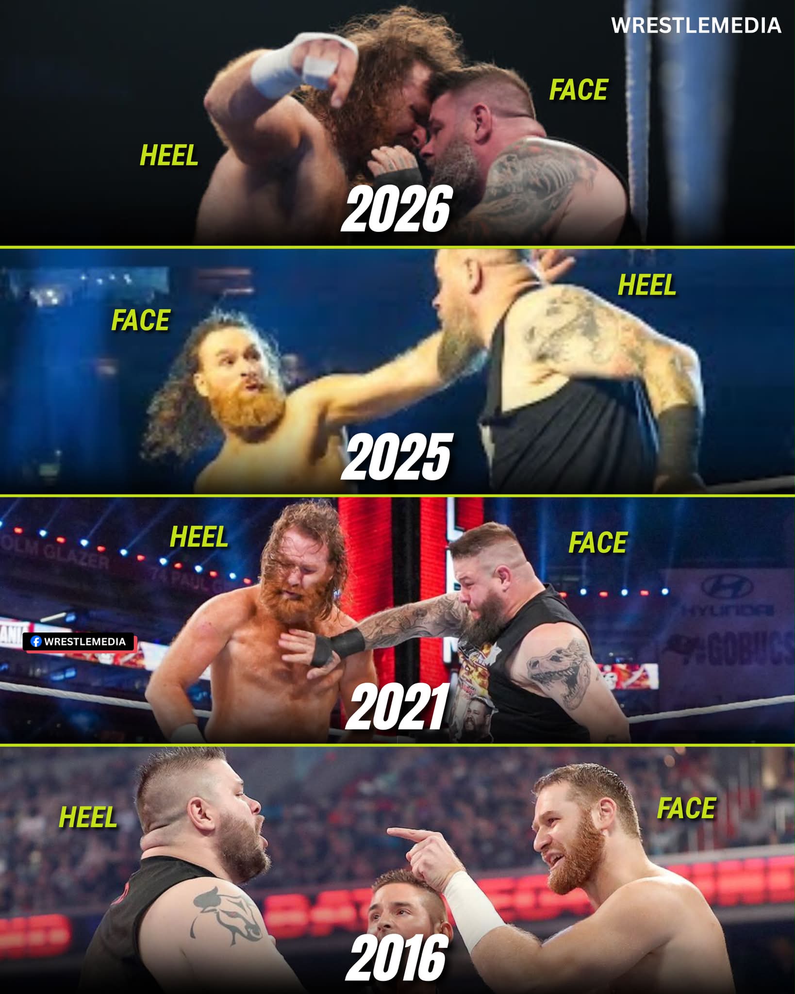 Wrestlemedia - Kevin Owens and Sami Zayn keep switching sides, but