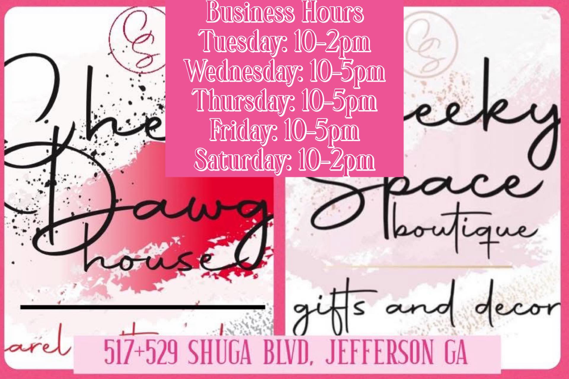Cheeky Space + Dawg House | Jefferson GA
