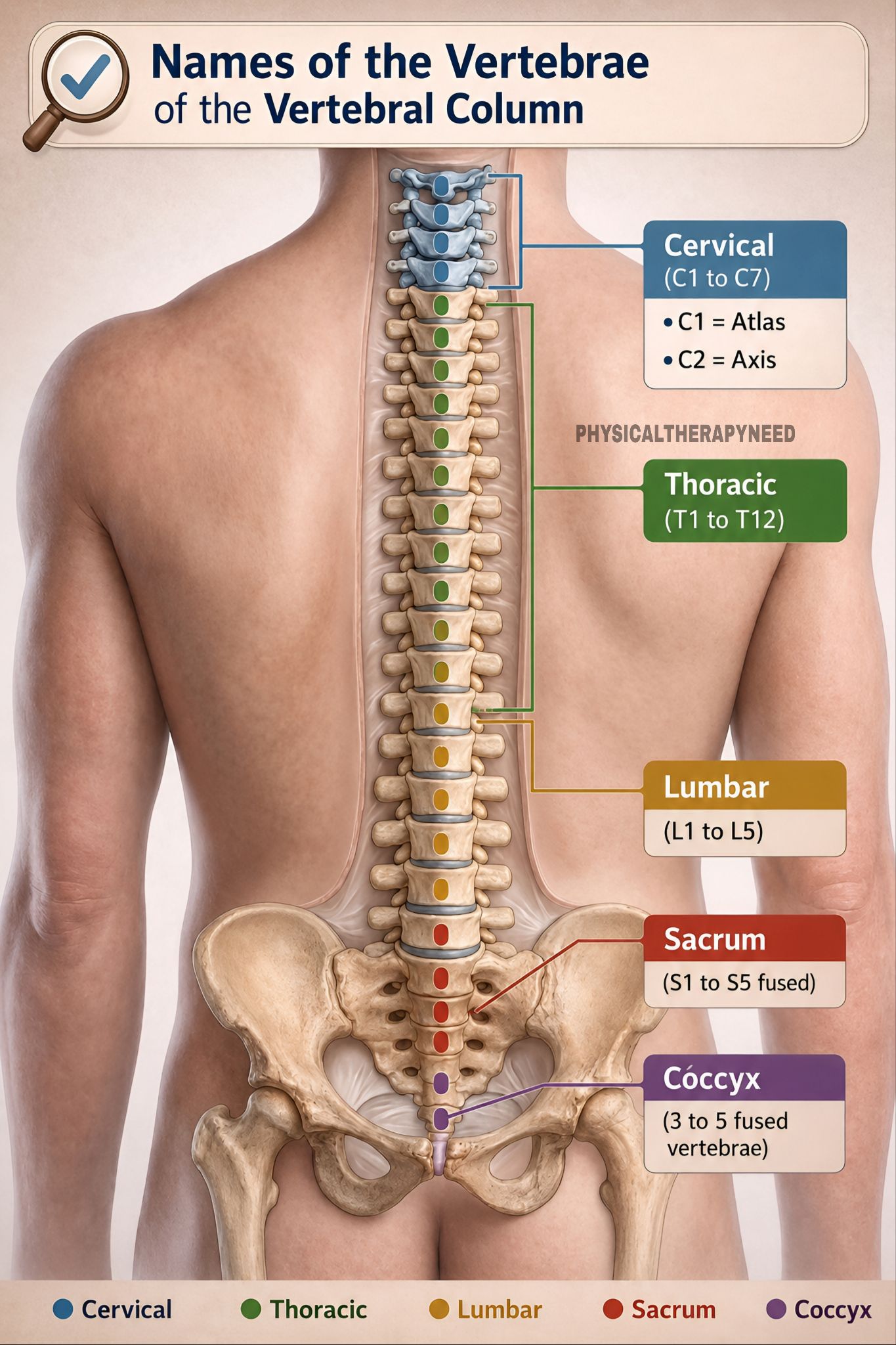 Let's learn the spinal column together! Think of it like a strong