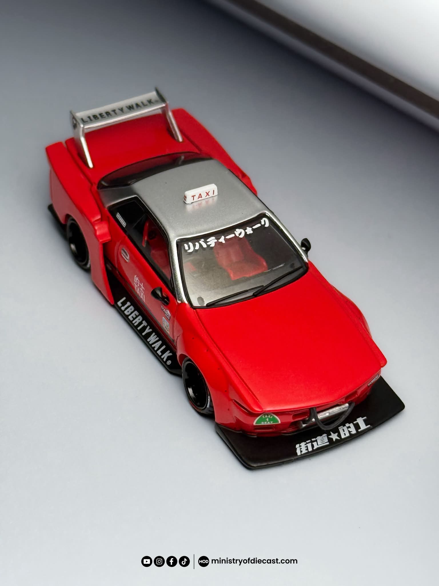 Tarmac Works Nissan R32 Skyline model at Hong Kong ToyCar Salon 2026