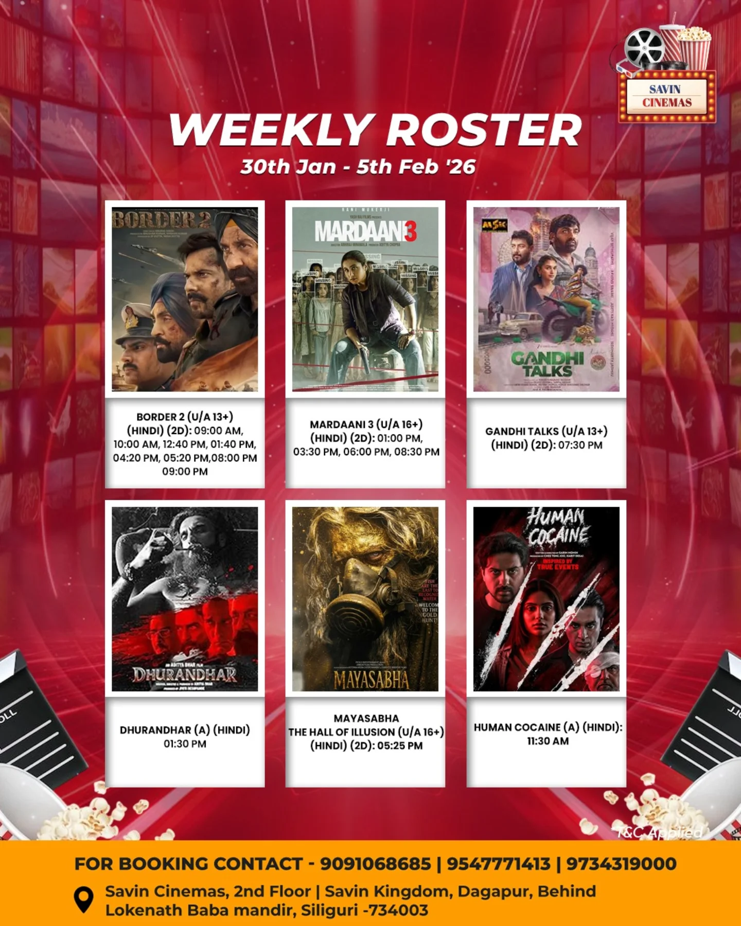 Savin Cinemas - Your movie week, sorted 🎬 From action and... | Facebook