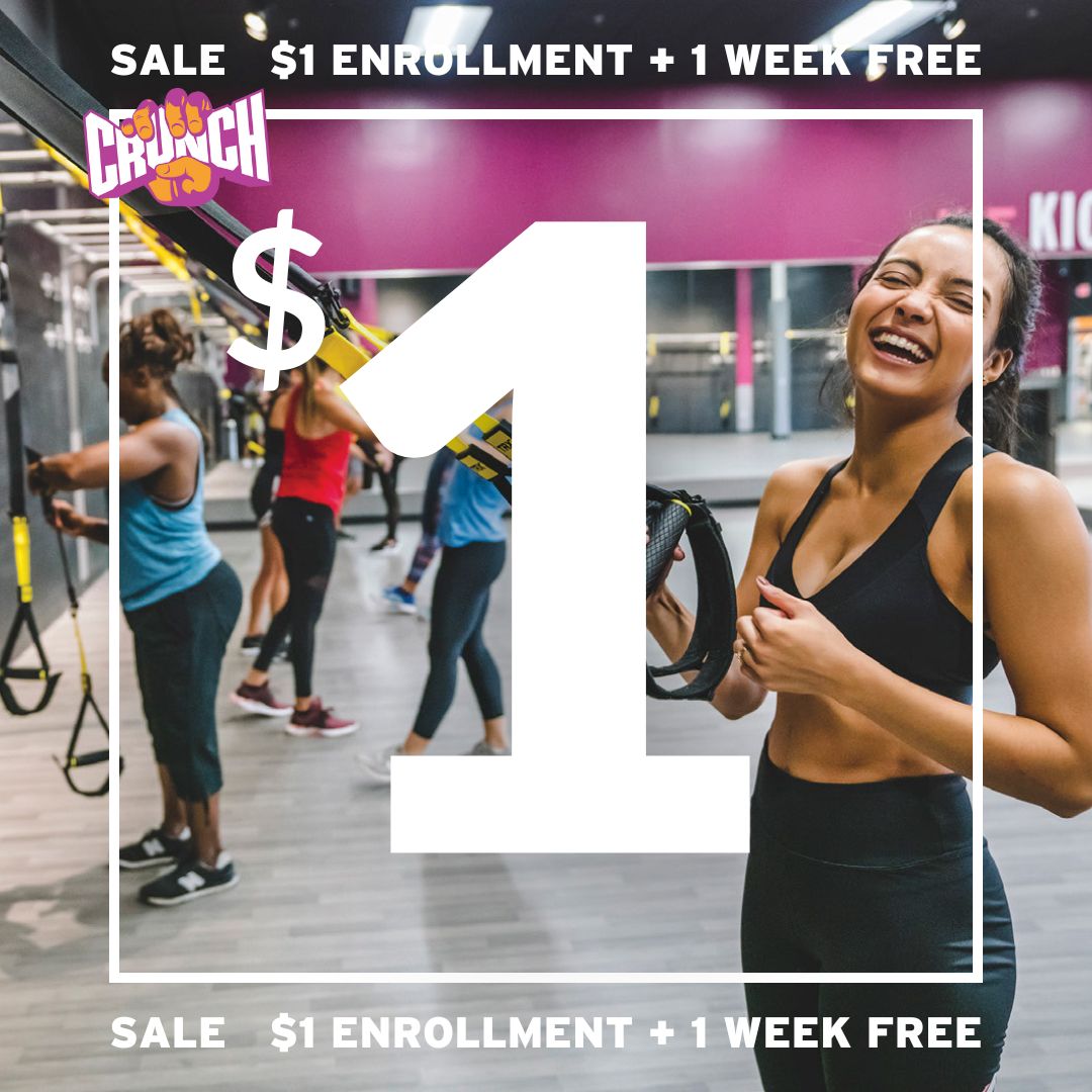 Crunch - 🏋️‍♂️ Get ready to smash your fitness goals! For a limited ...