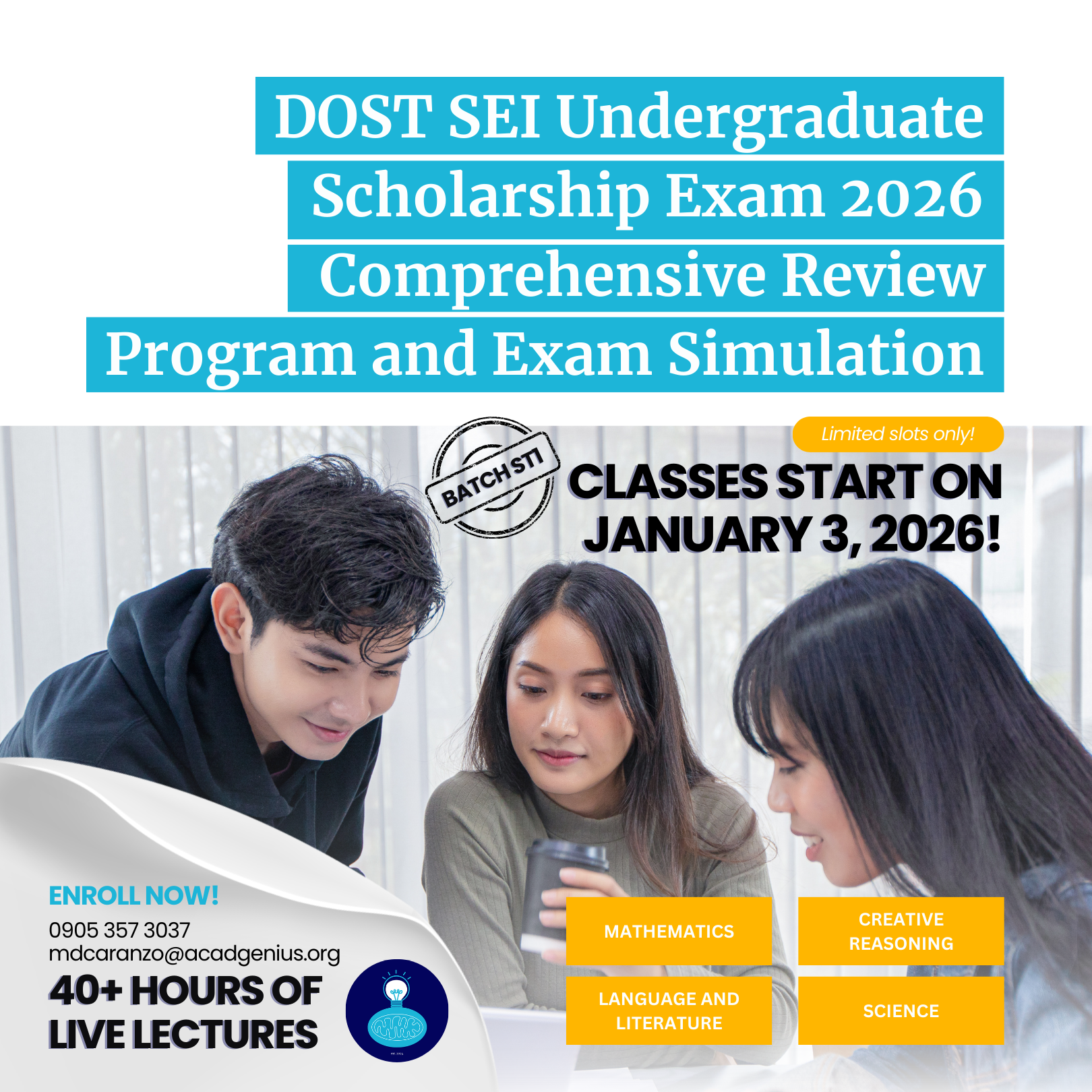 DOST SEI Exam Review by ATP | Facebook