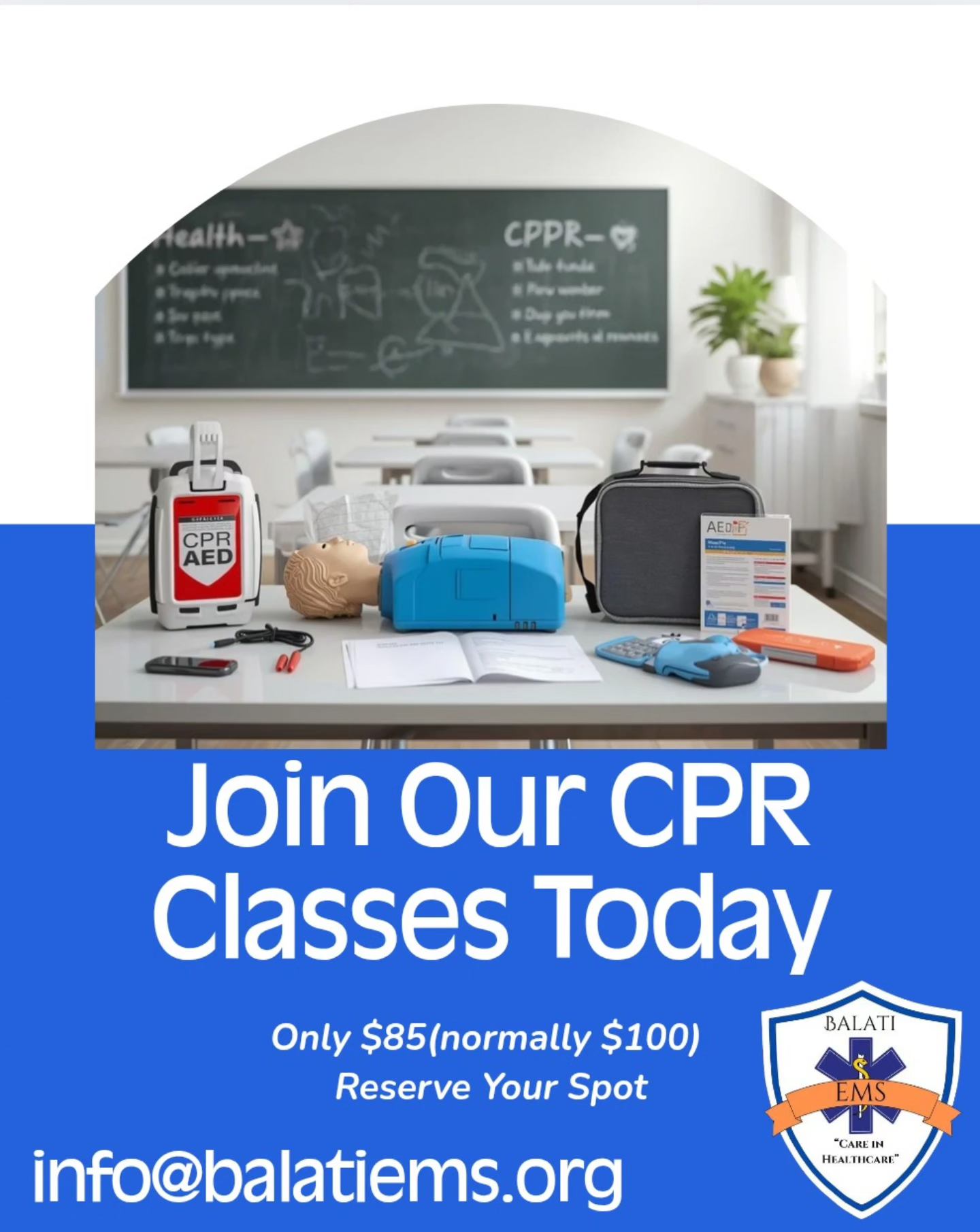 Balati EMS - All month long, CPR certification is only $85... | Facebook
