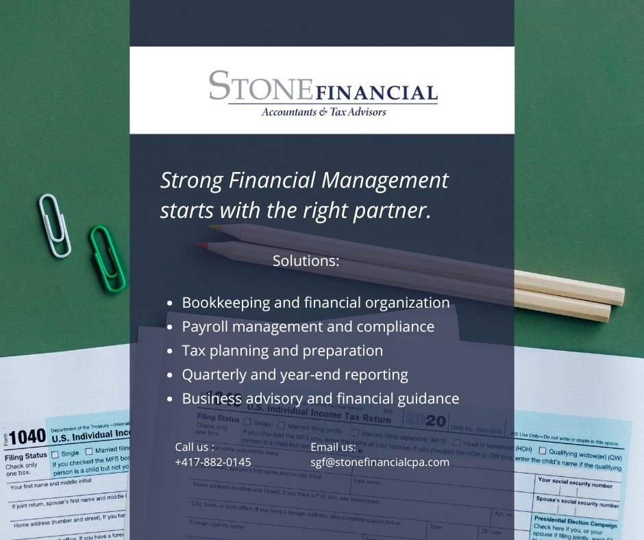 The IRS is... - Stone Financial Accountants & Tax Advisors | Facebook