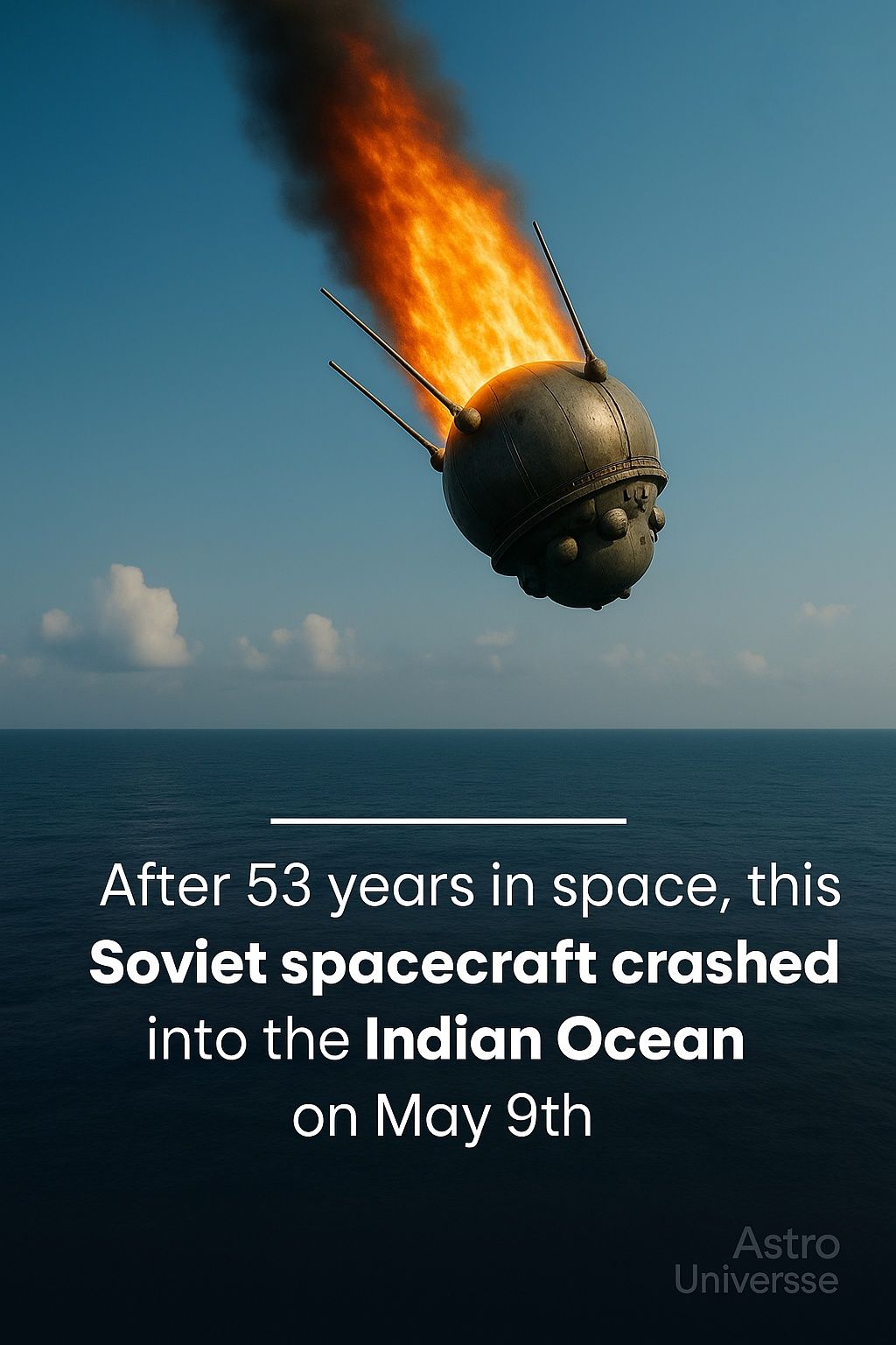 Soviet-era spacecraft Kosmos 482 crashes to Earth