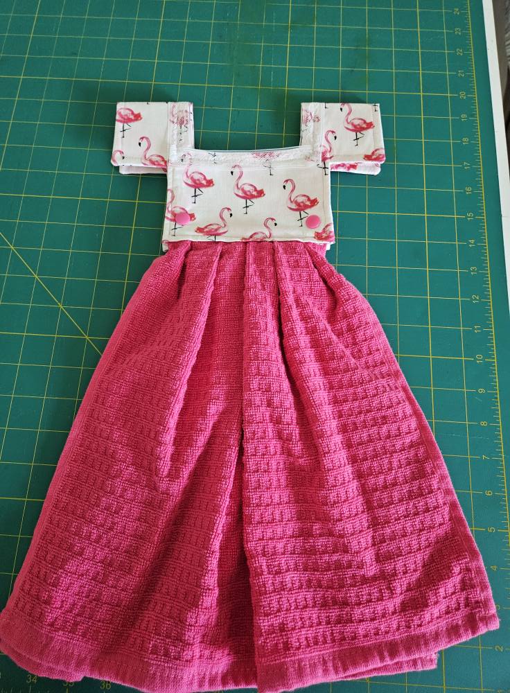 cute hanging dish towel dress pattern What do you think of my handmade kitchen towels and where can I make improvements? Button not included partylooks23 Chiffon Topper, Sheer Dress Color:Pinot Noir