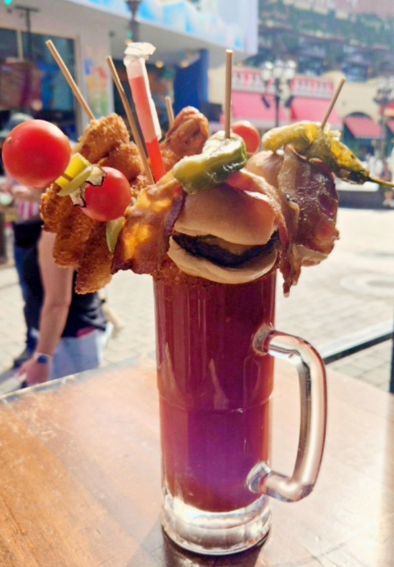 The infamous House Special Bloody Mary from Favorite Bistro on the