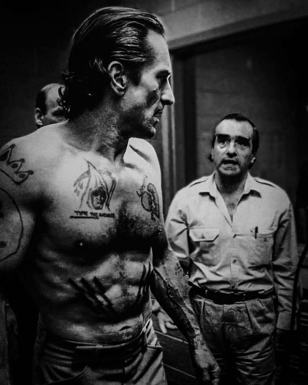 Robert De Niro's Max Cady tattoos in Cape Fear