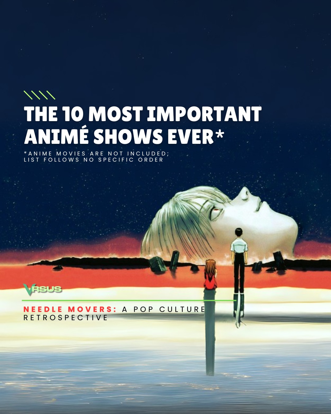 VRSUS - THE 10 ANIME SHOWS THAT FOREVER CHANGED THE GAME... | Facebook