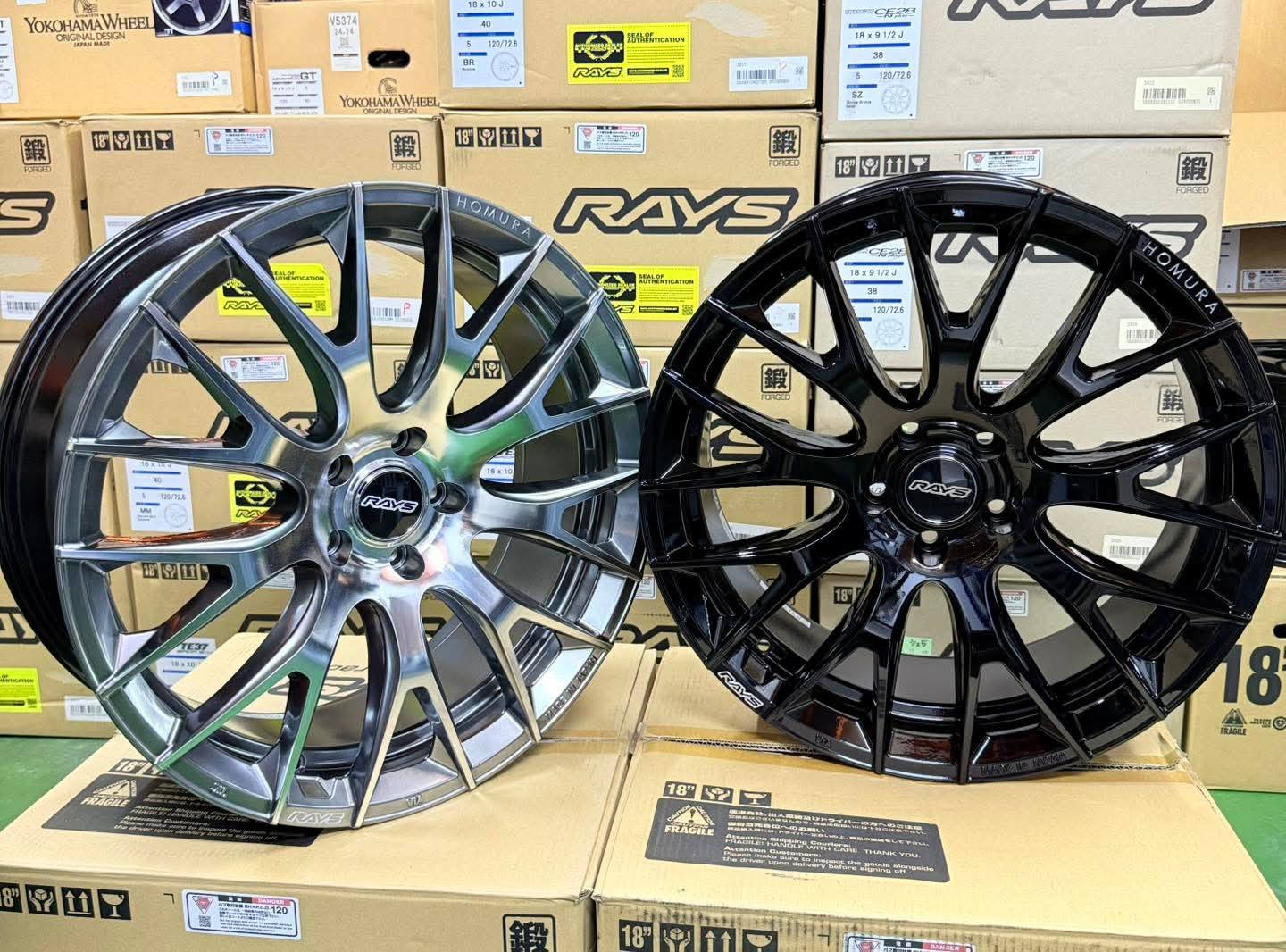 NEW ARRIVAL RAYS HOMURA 2x9R Brand New Colour Grace Silver and 