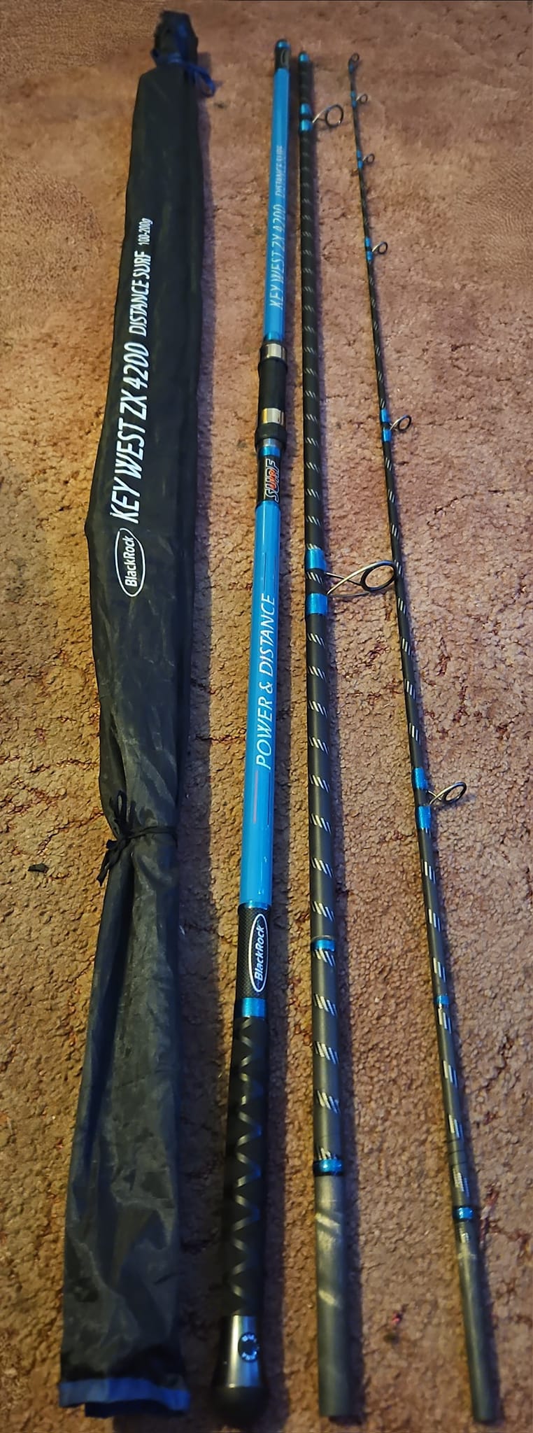 Two Blackrock key west zx4200 continental sea rods. £85 each or