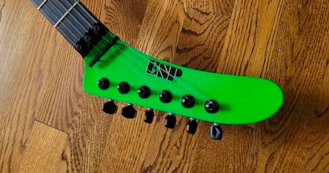 ESP 48th St NY Custom Shop 1987 Lime Green Kamikaze Lynch Style
