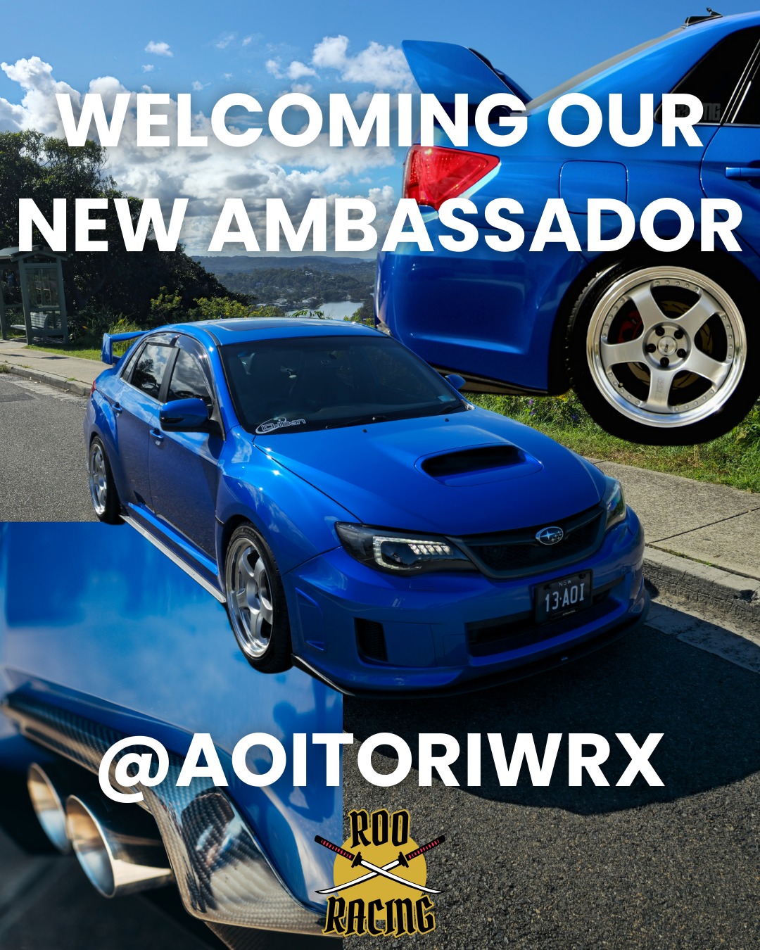 💥NEW AMBASSADOR💥 Welcome the Blue... - Roo Racing Australia | Facebook