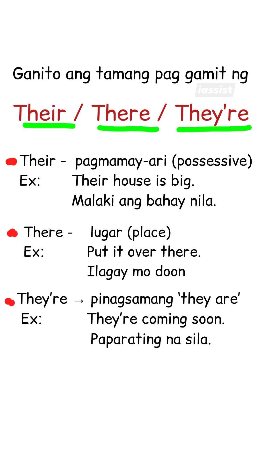 Wanted: Maid/Yaya/All Around Helper | Tamang pag gamit ng their, there ...