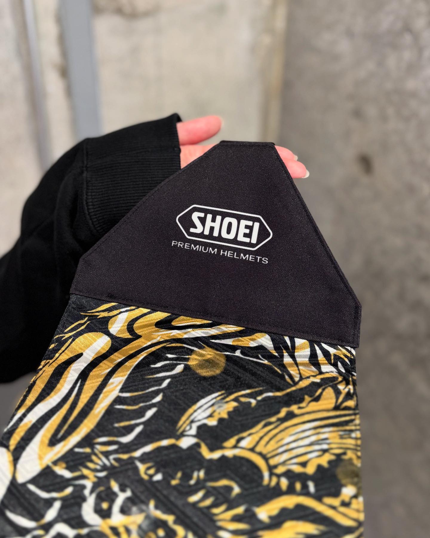 京都 印染工房スギシタ×SHOEI コラボレーション オリジナルヘルメット