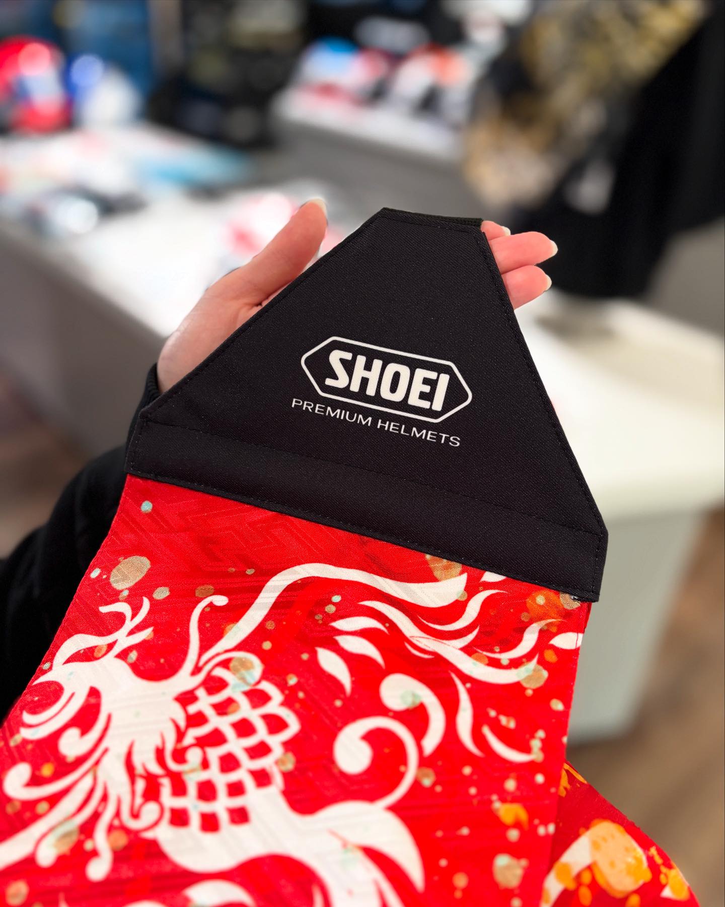京都 印染工房スギシタ×SHOEI コラボレーション オリジナルヘルメット