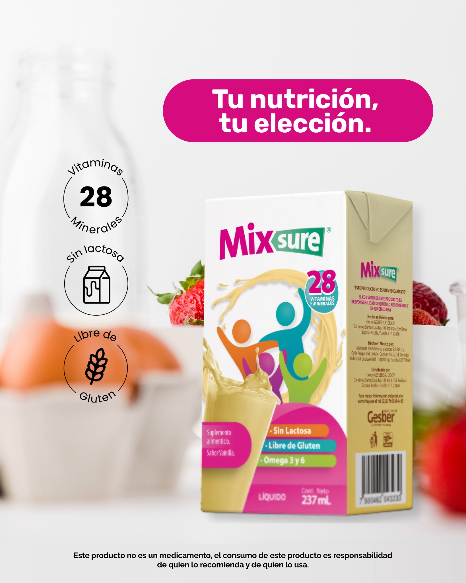 Mixsure Suplemento Alimenticio | Puebla