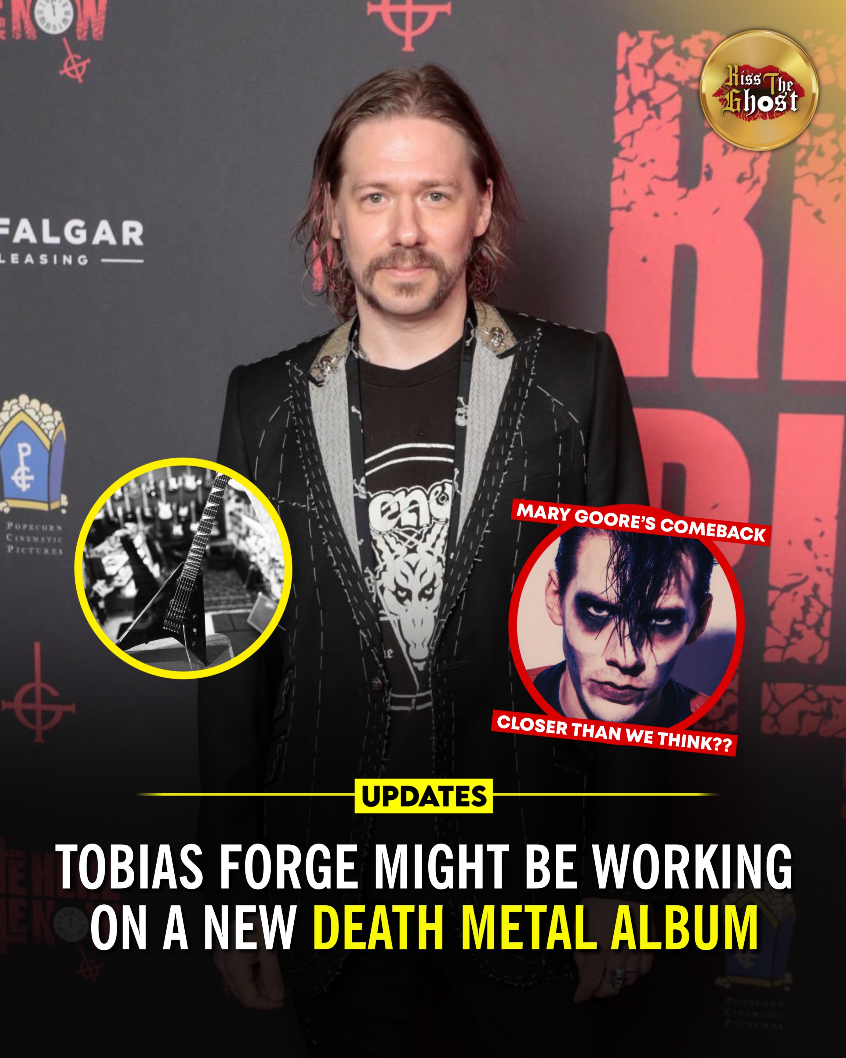 This is the first time that these pictures of Tobias Forge have