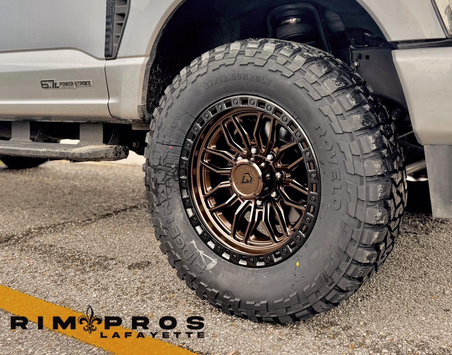 UPGRADED THIS F250 WITH A NEW SET OF... - Rim Pros Lafayette | Facebook