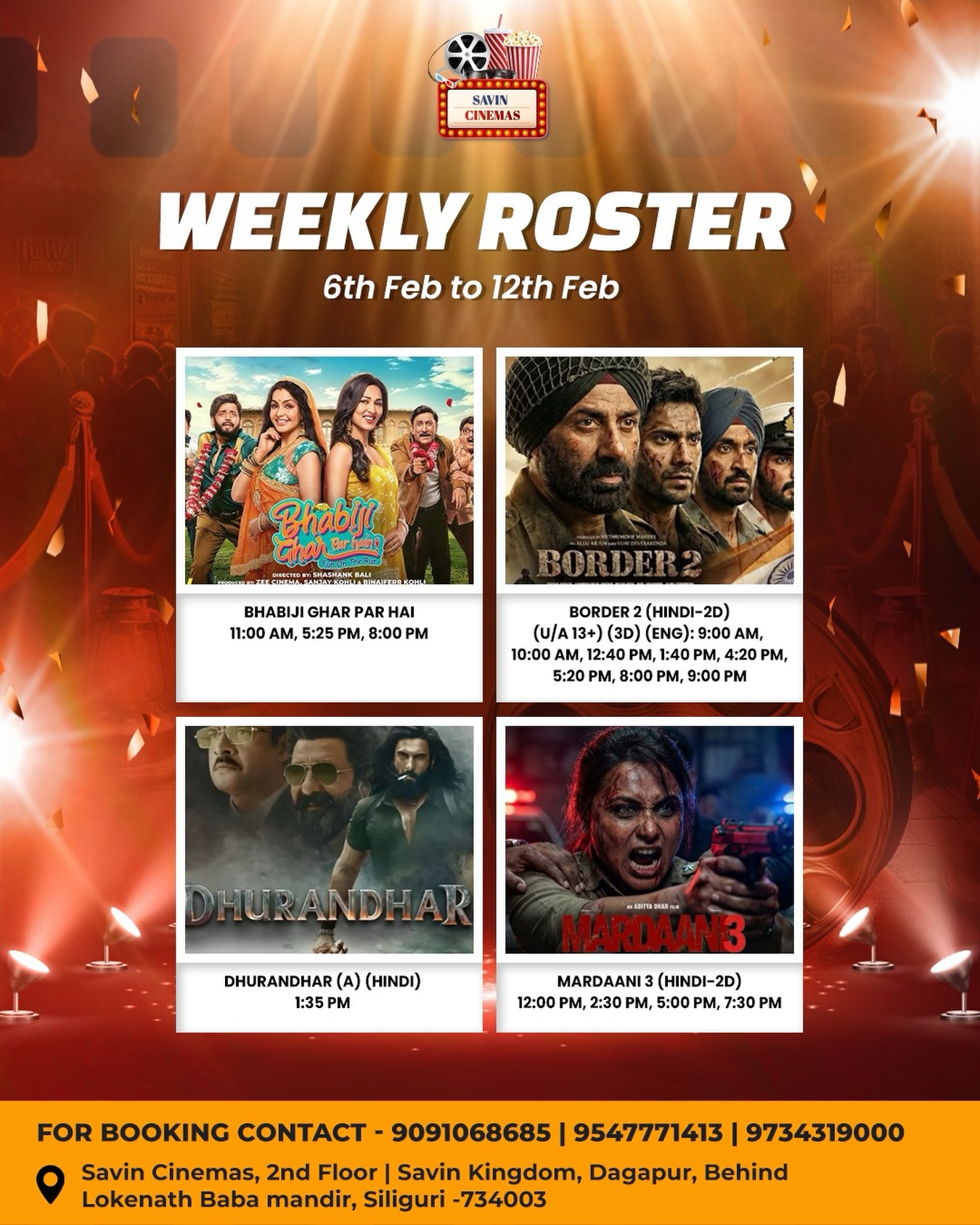 Savin Cinemas - Your week just got a blockbuster upgrade 🎥... | Facebook