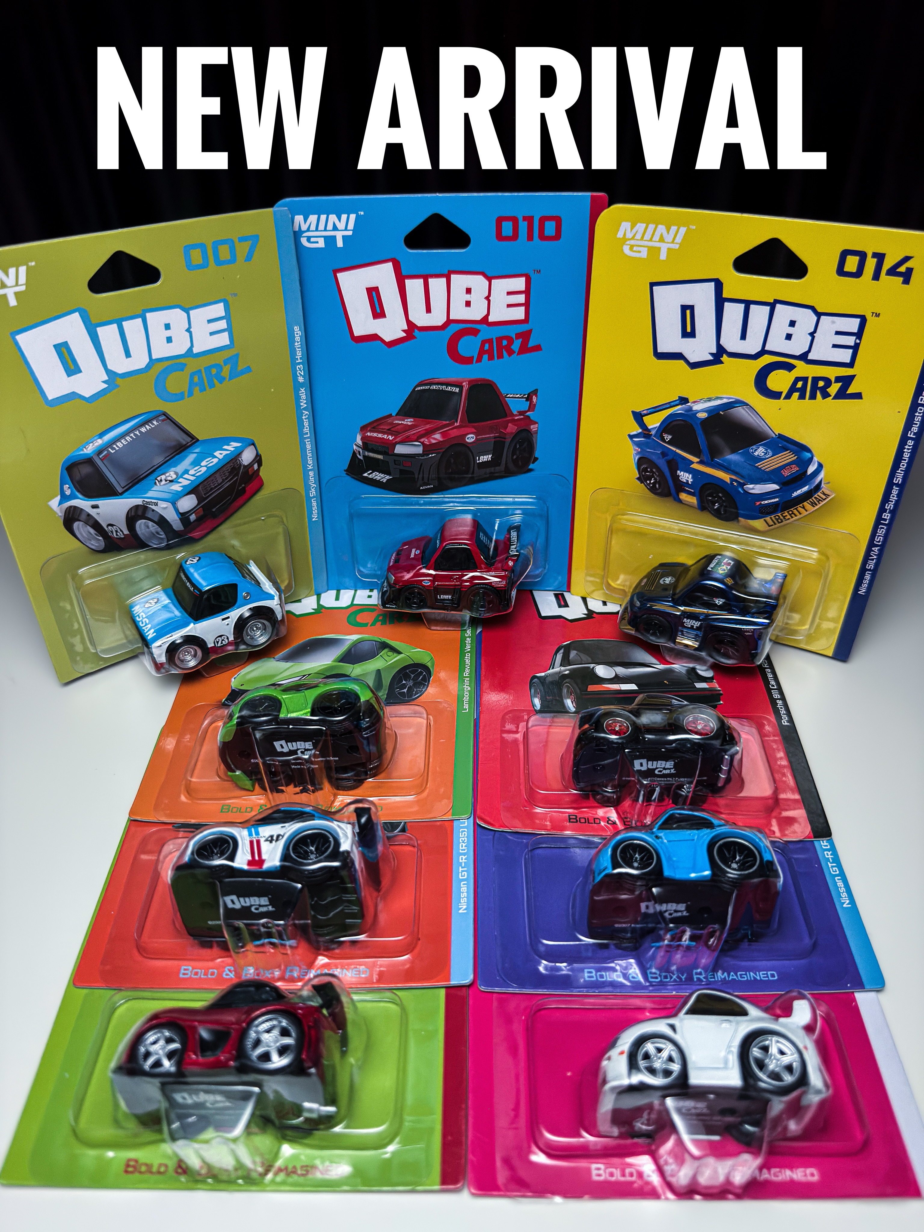 Mini GT and Qbecarz new arrivals announced by Ministry of Diecast