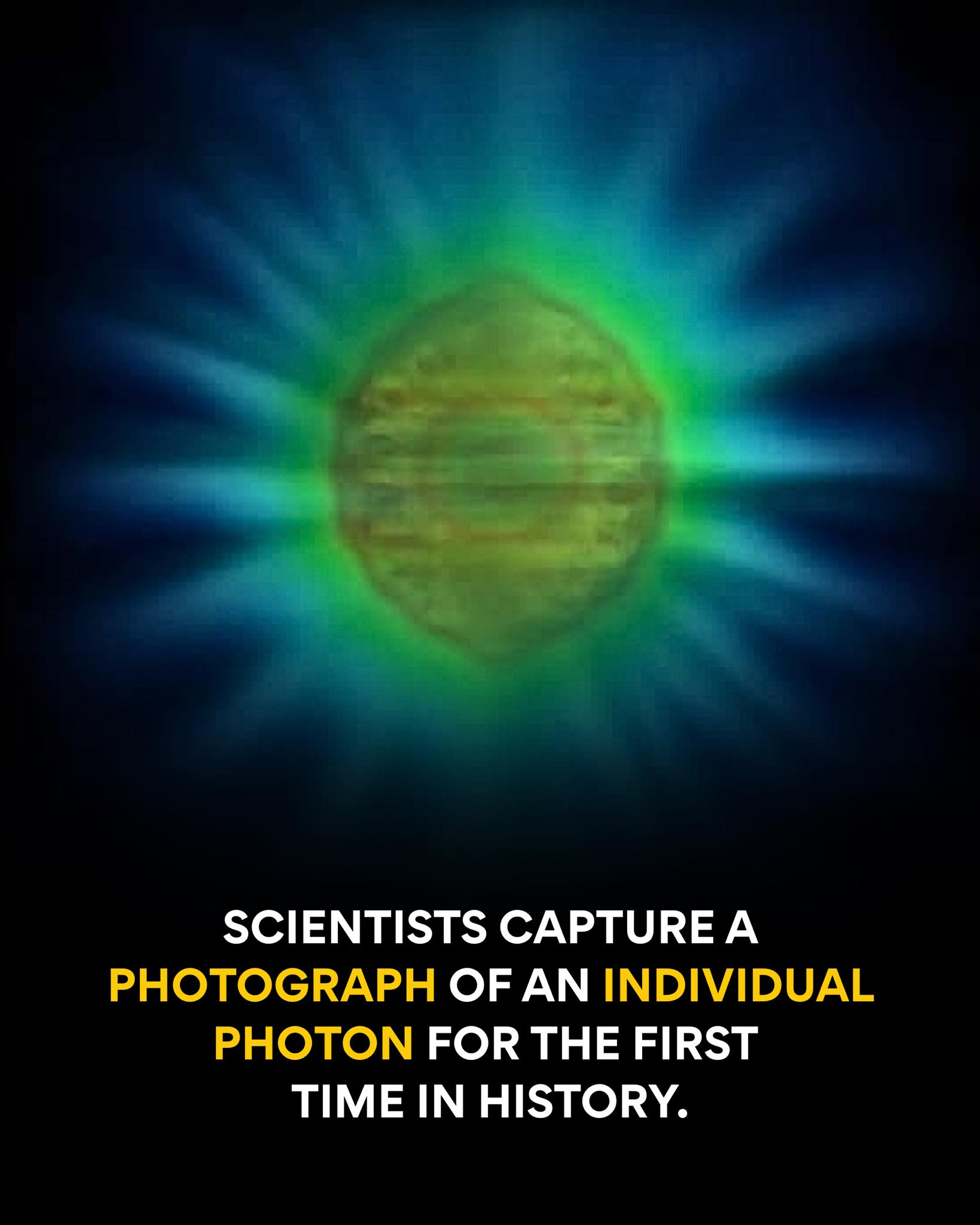First direct visualization of a photon's shape as a lemon-shaped