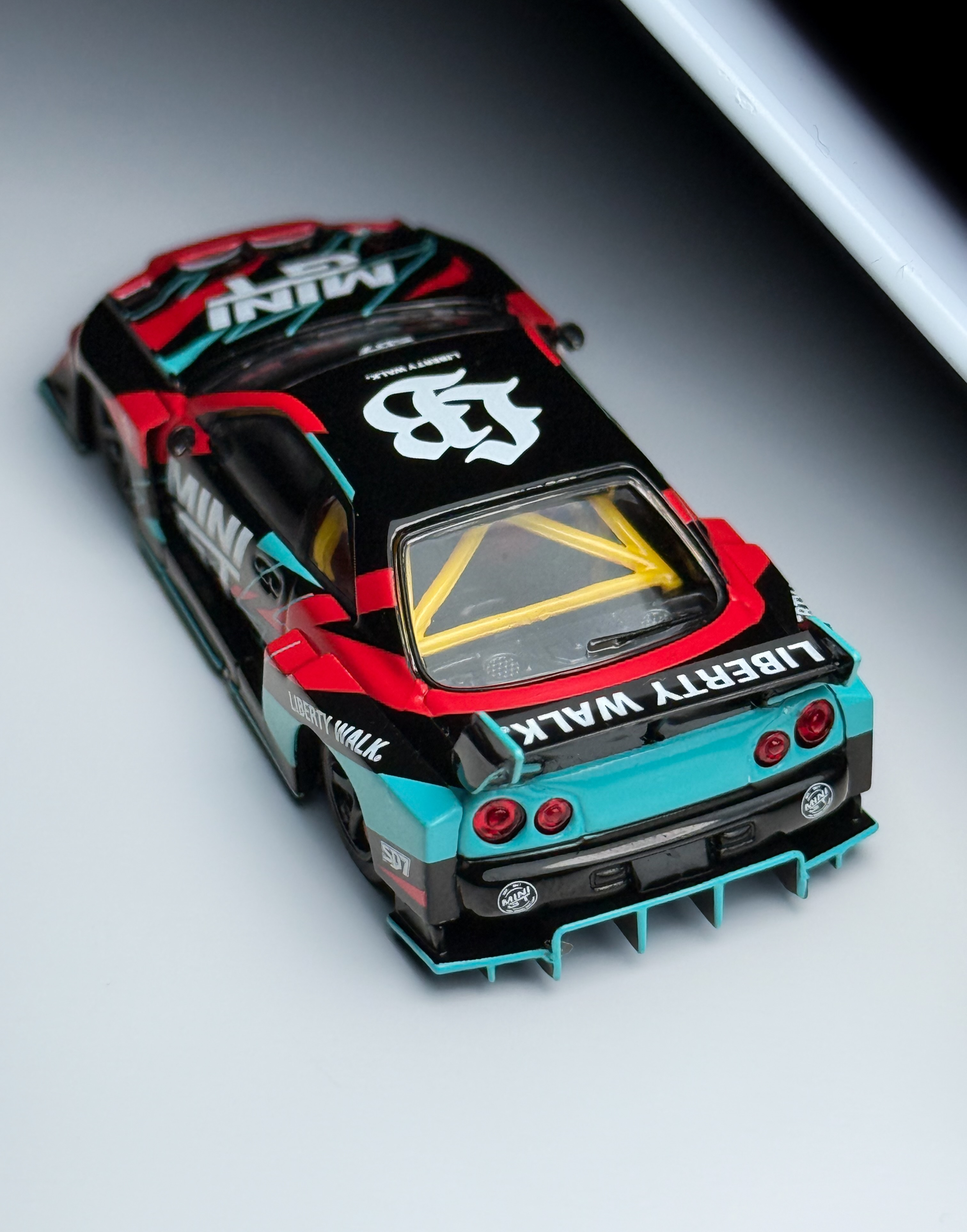 Nissan LB-ER34 Super Silhouette Skyline diecast model, 2026 Brazil