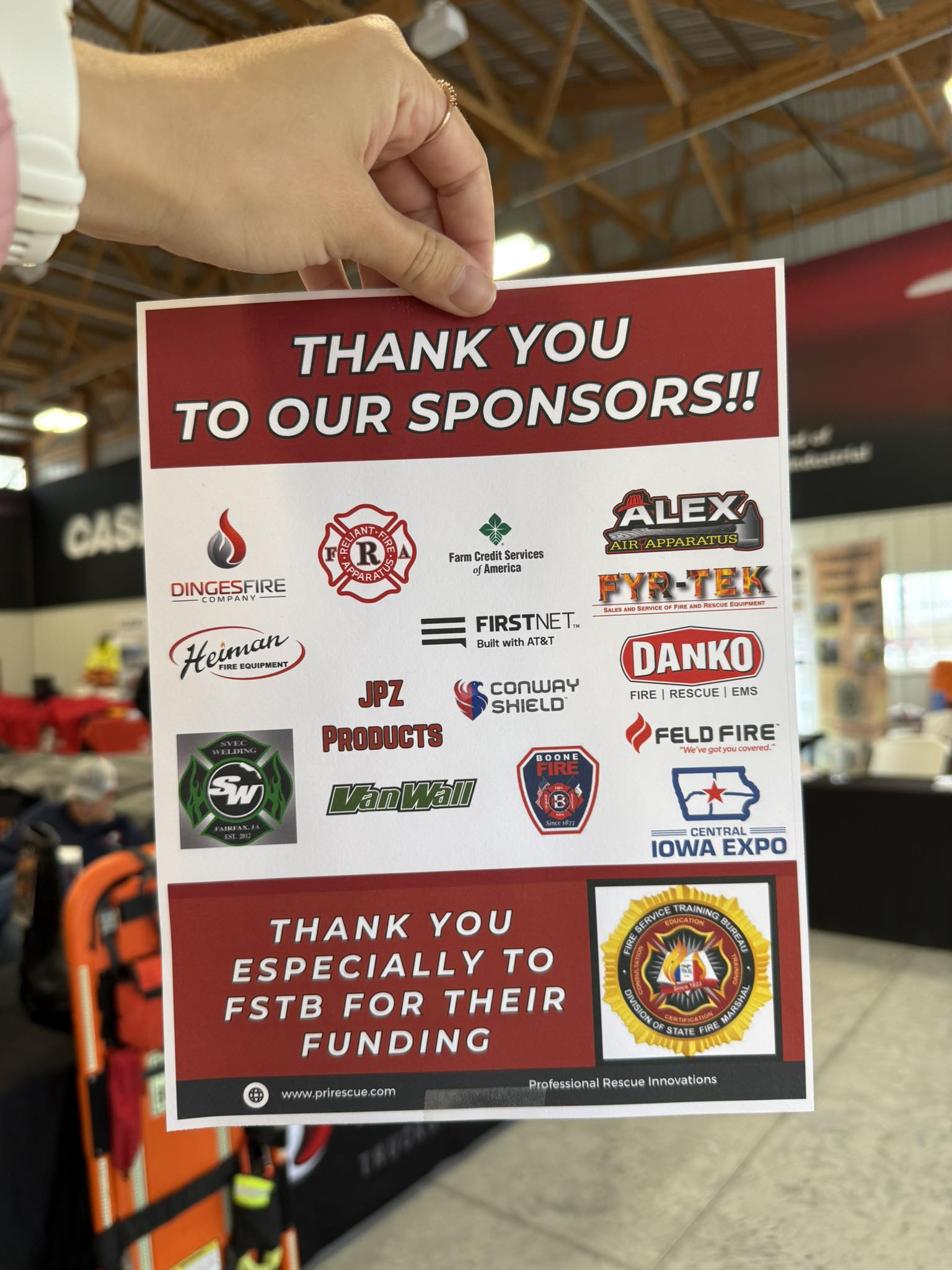 Professional - Thank you to the Iowa Fire Service Training Bureau and ...